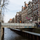 The future location of the MX3D bridge over the Oudezijds Achterburgwal canal in Amsterdam